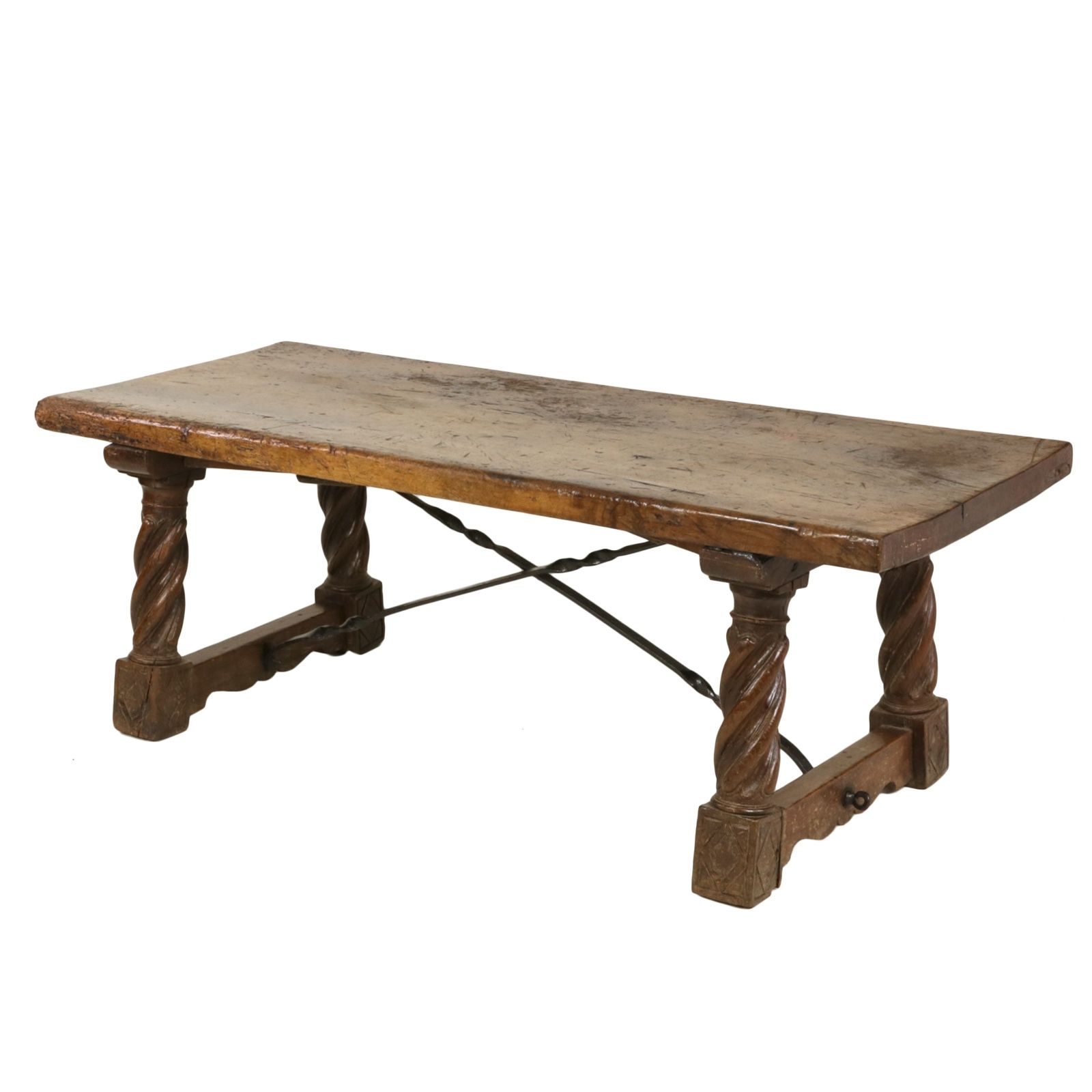 Antique Walnut Low Table, Italian, Circa 1800 (415) 355 1690 With Regard To Barley Twist Coffee Tables (View 24 of 30)