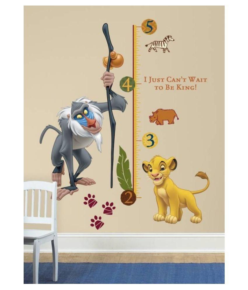 Asian Paints The Lion King Rafiki Inches Growth Chart Vinyl Wall For Lion King Wall Art (Photo 15 of 20)