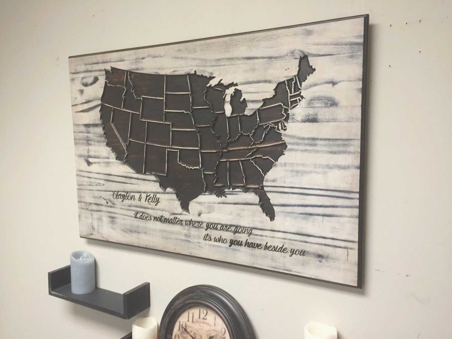Awesome Wood Usa Wall Map | Our Worldmaps For United States Map Wall Art (View 18 of 20)