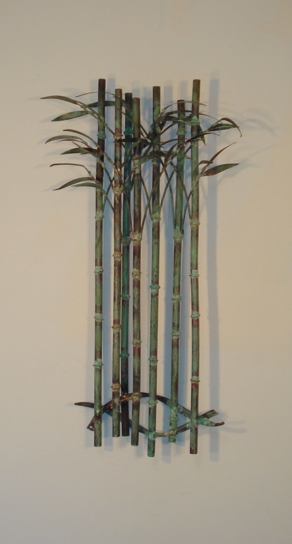 Bamboo Delight Metal Wall Art – Metal Wall Sculpture Decor – Gurtan Throughout Bamboo Wall Art (View 11 of 20)