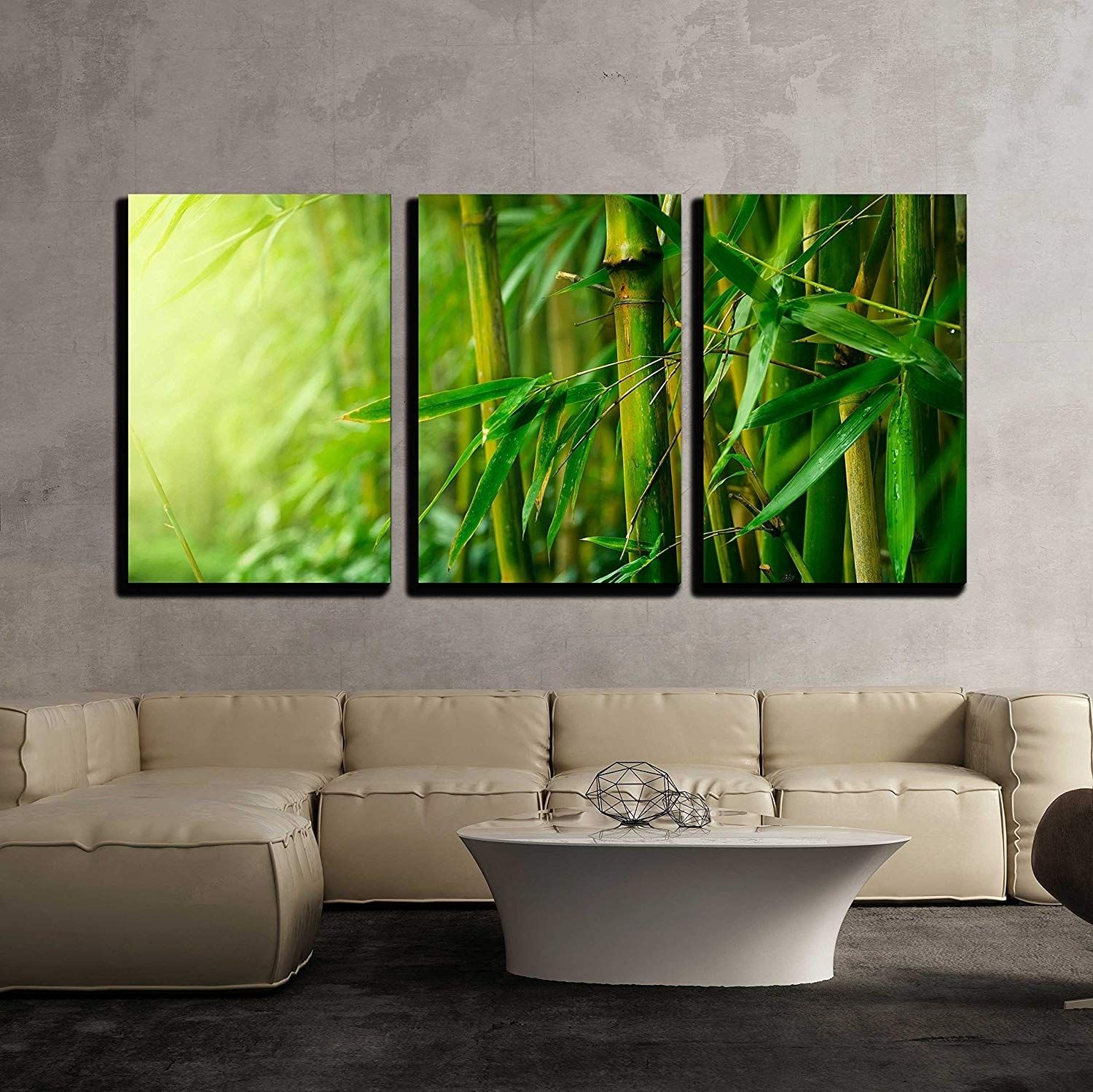 Bamboo X3 Panels – Canvas Art | Wall26 Regarding Bamboo Wall Art (View 17 of 20)
