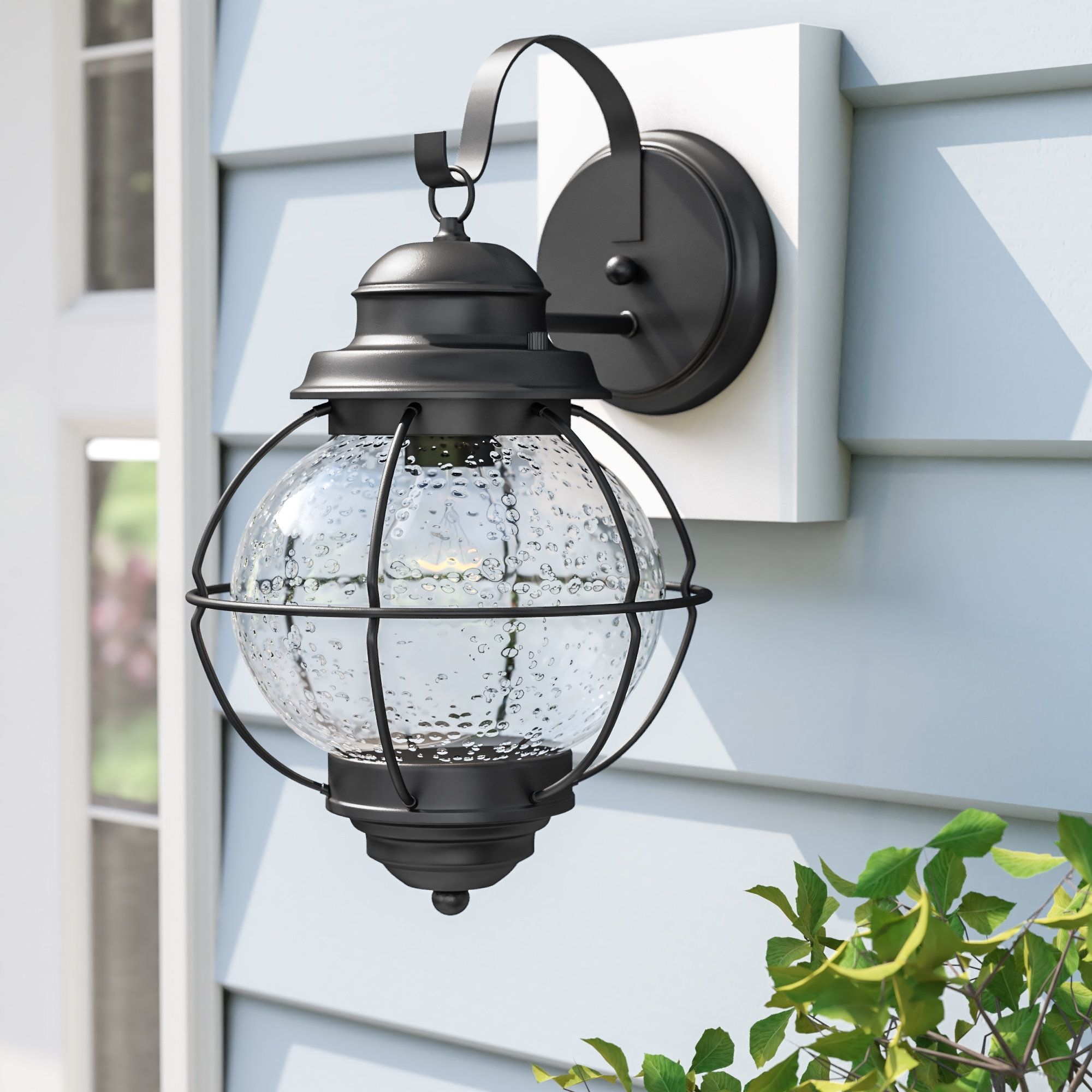 Beachcrest Home Cason 1 Light Outdoor Wall Lantern & Reviews | Wayfair Regarding Outdoor Indian Lanterns (View 20 of 20)