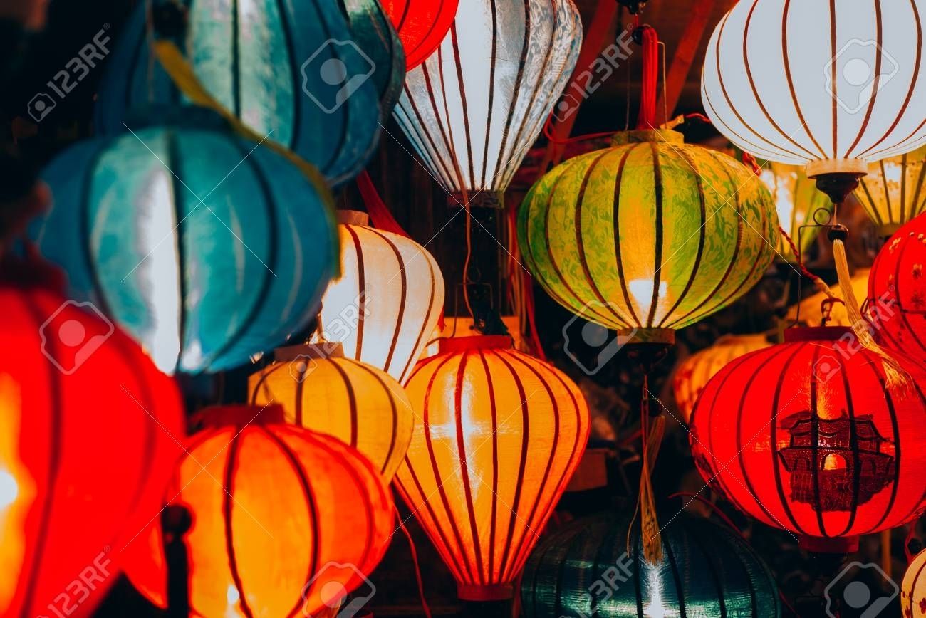 Beautiful Vietnamese Lanterns At The Night Market In Hoi An,. (View 20 of 20)