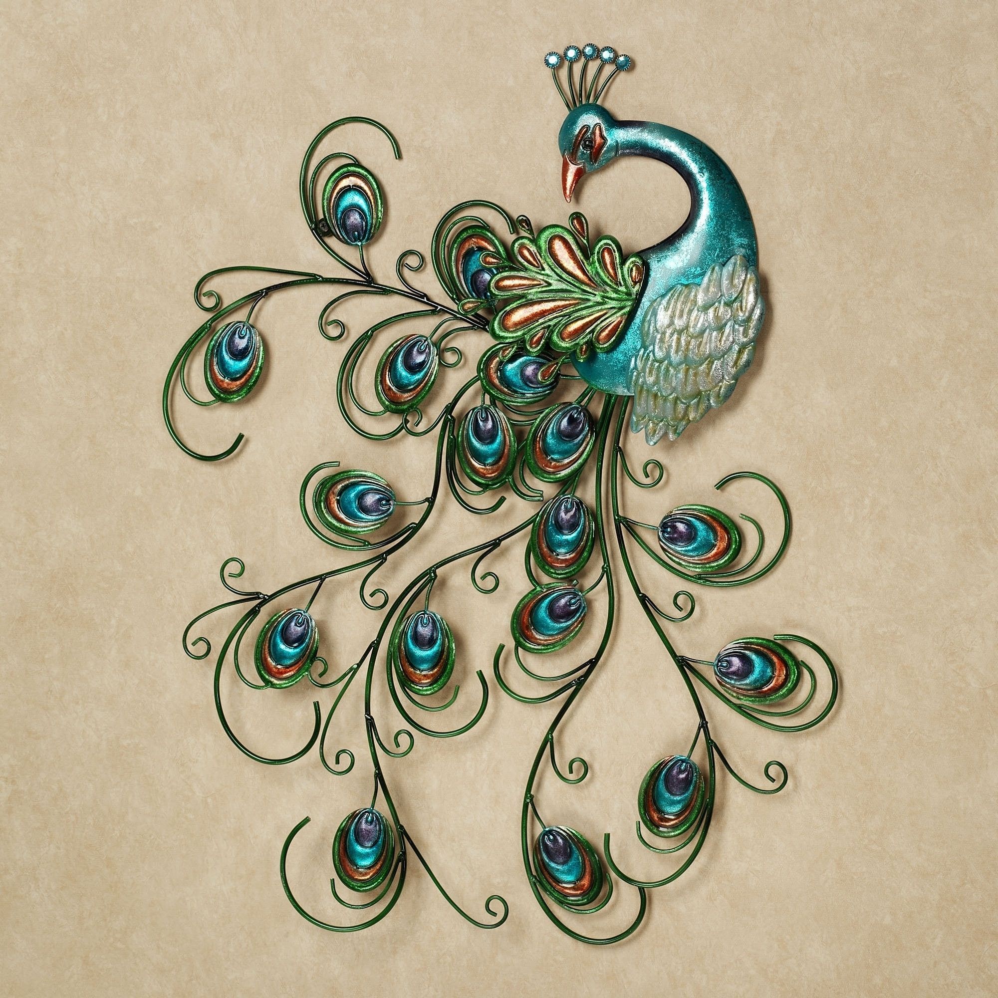 Best 15 Of Metal Peacock Wall Art Entrancing | Realvalue – With Peacock Wall Art (View 20 of 20)