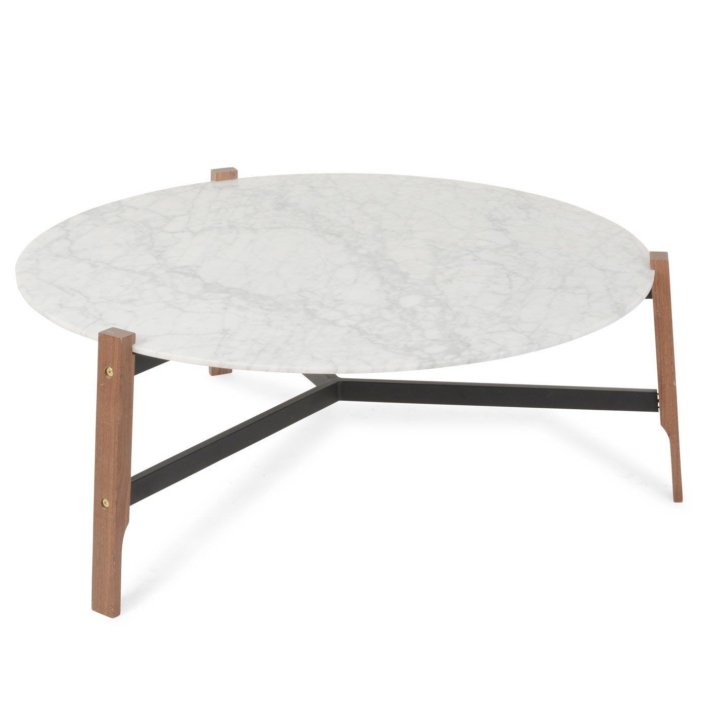 Blu Dot Free Range Coffee Table In Marble | Heal's Throughout Suspend Ii Marble And Wood Coffee Tables (View 12 of 30)