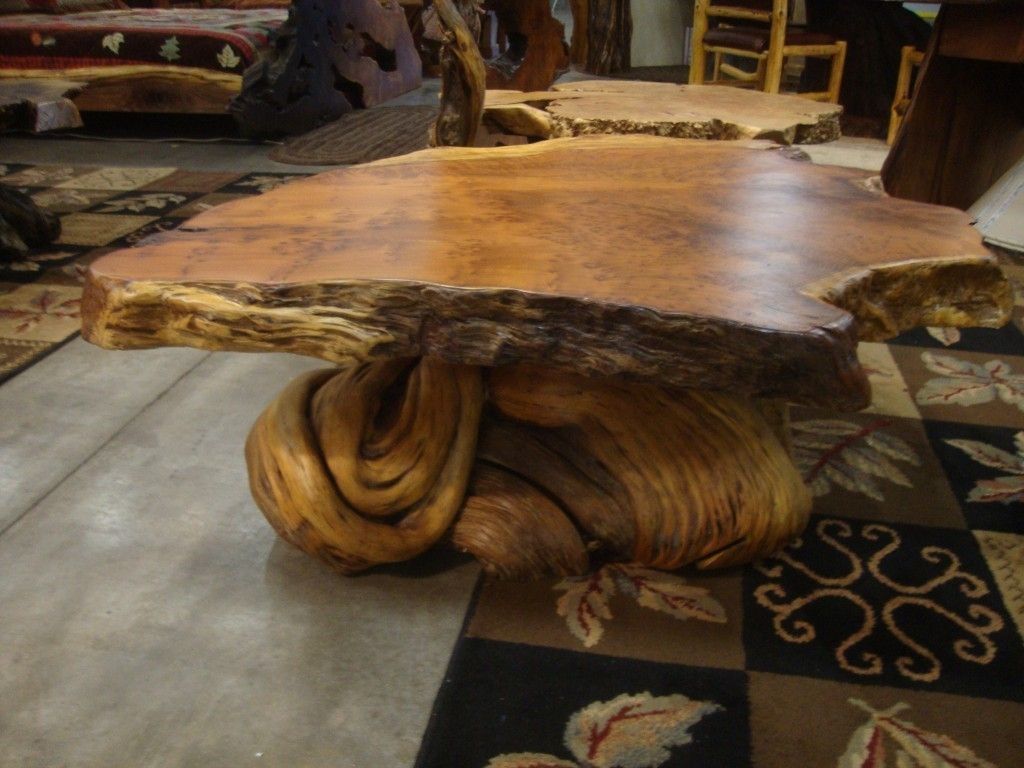 Burled Wood Table – Wood Ideas Inside Oslo Burl Wood Veneer Coffee Tables (Photo 19 of 30)