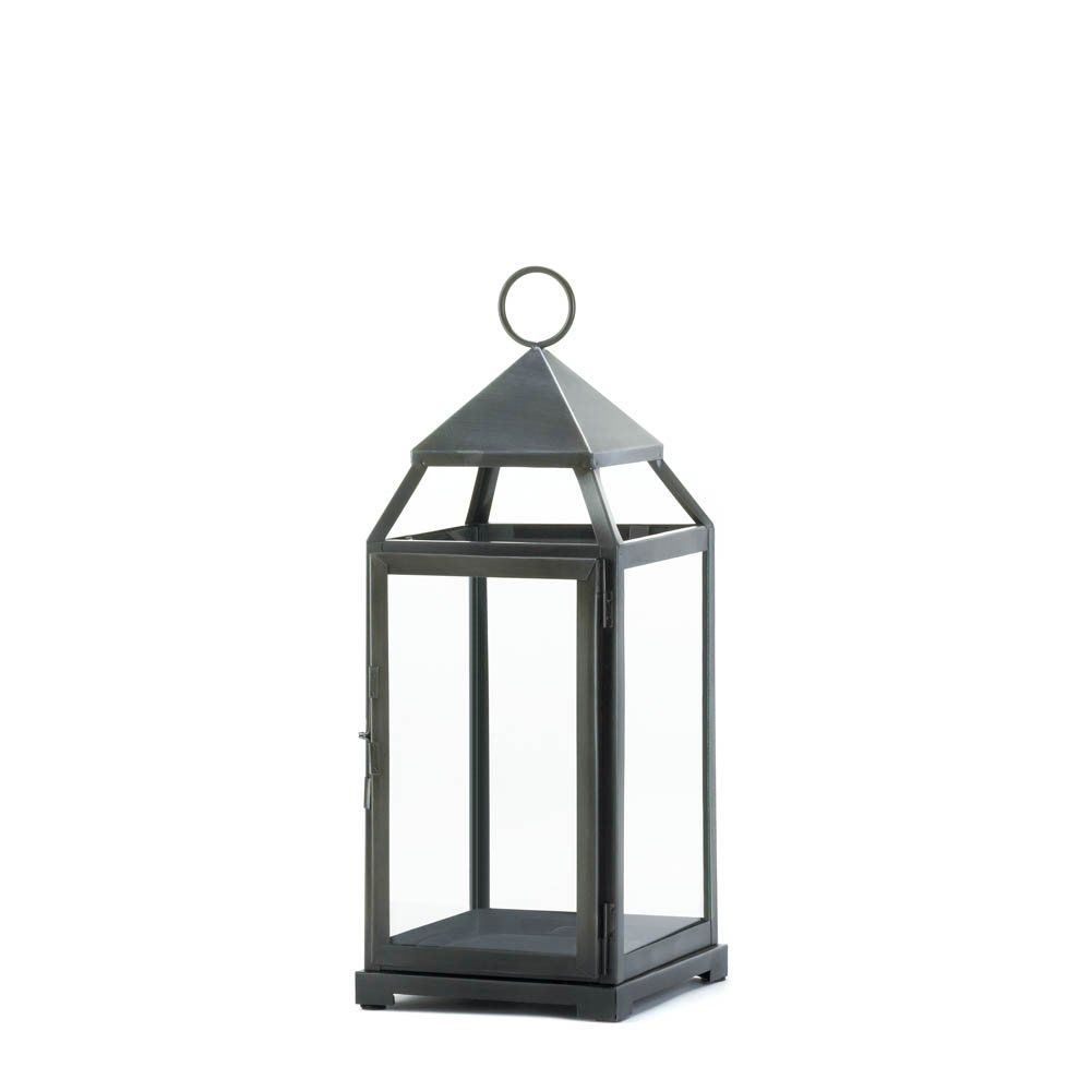 Candle Lanterns Decorative, Rustic Metal Outdoor Lanterns For With Large Outdoor Decorative Lanterns (View 6 of 20)