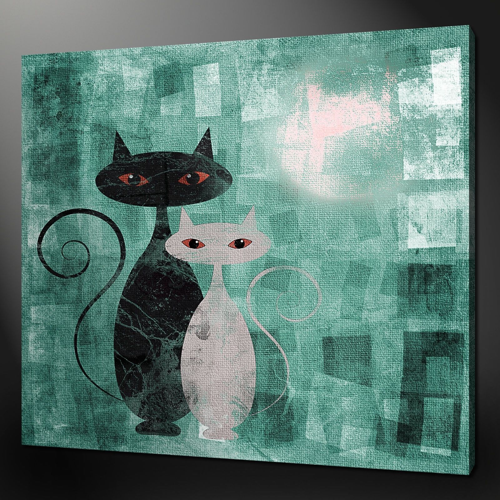 Canvas Print Pictures. High Quality, Handmade, Free Next Day Delivery. Intended For Cat Canvas Wall Art (Photo 1 of 20)