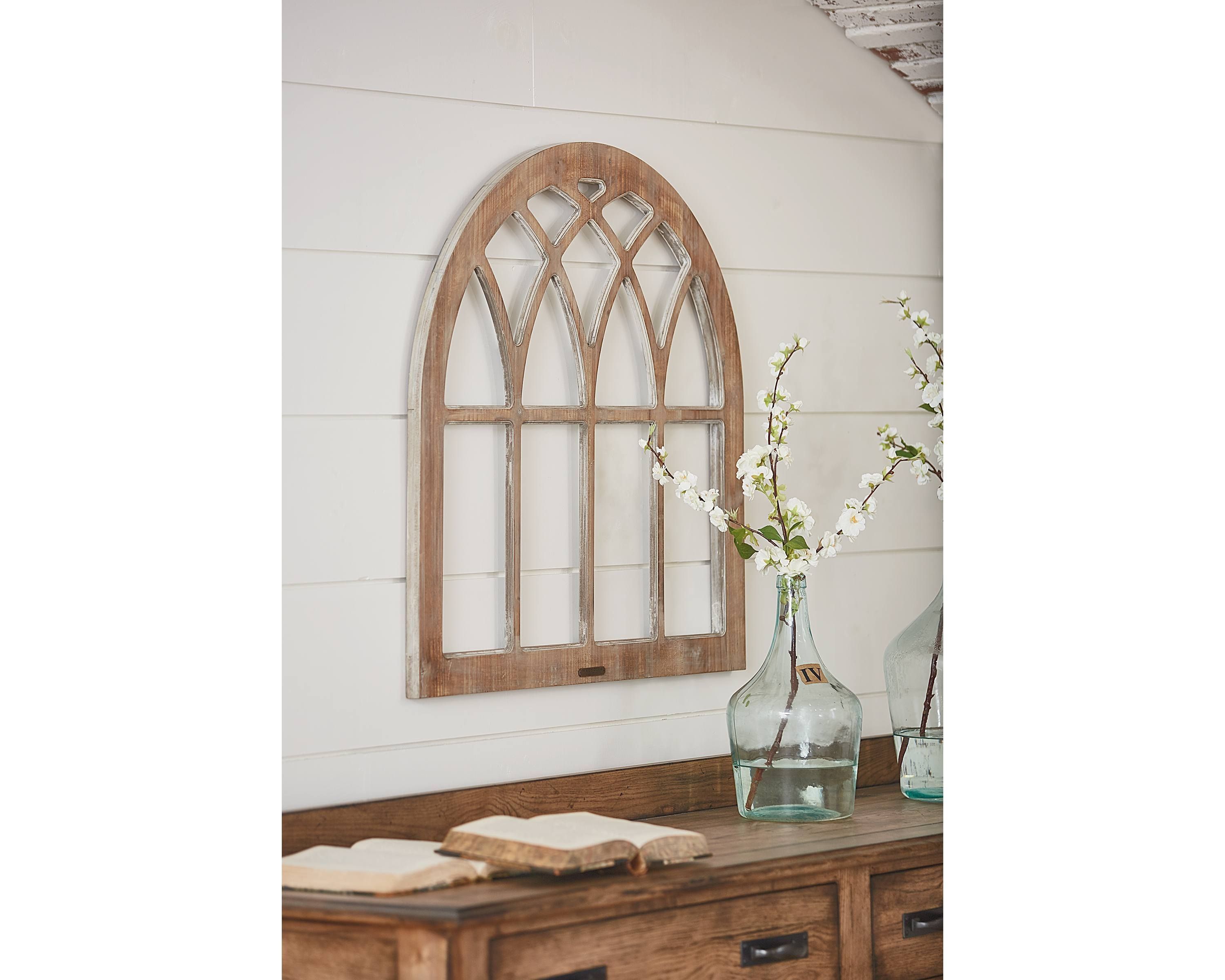 Cathedral Window Frame Wall Decor – Magnolia Home Pertaining To Window Frame Wall Art (View 2 of 20)