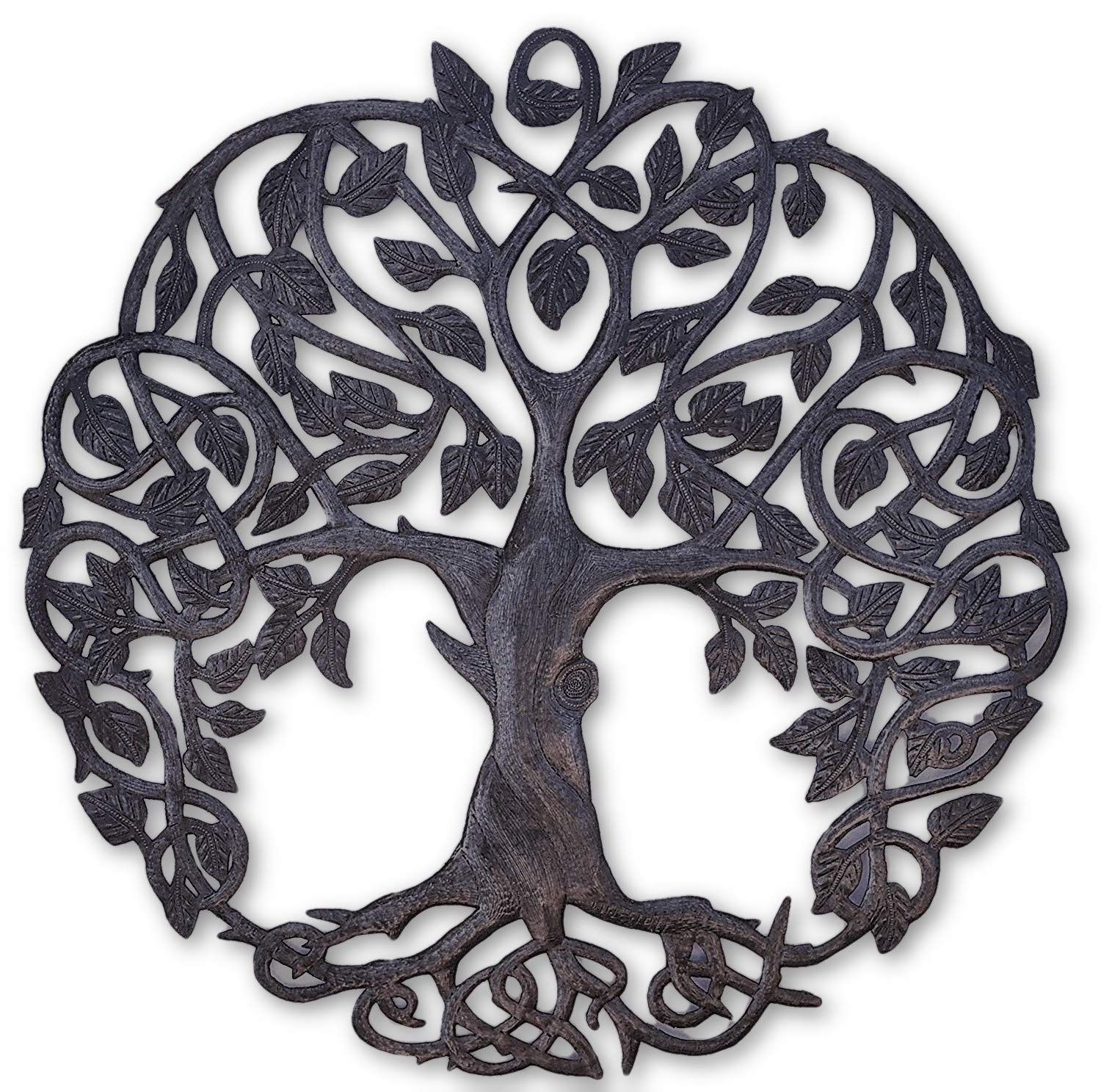 Celtic Inspired Tree Of Life, Metal Wall Art, Home Decor Fair Trade For Tree Of Life Metal Wall Art (View 14 of 20)