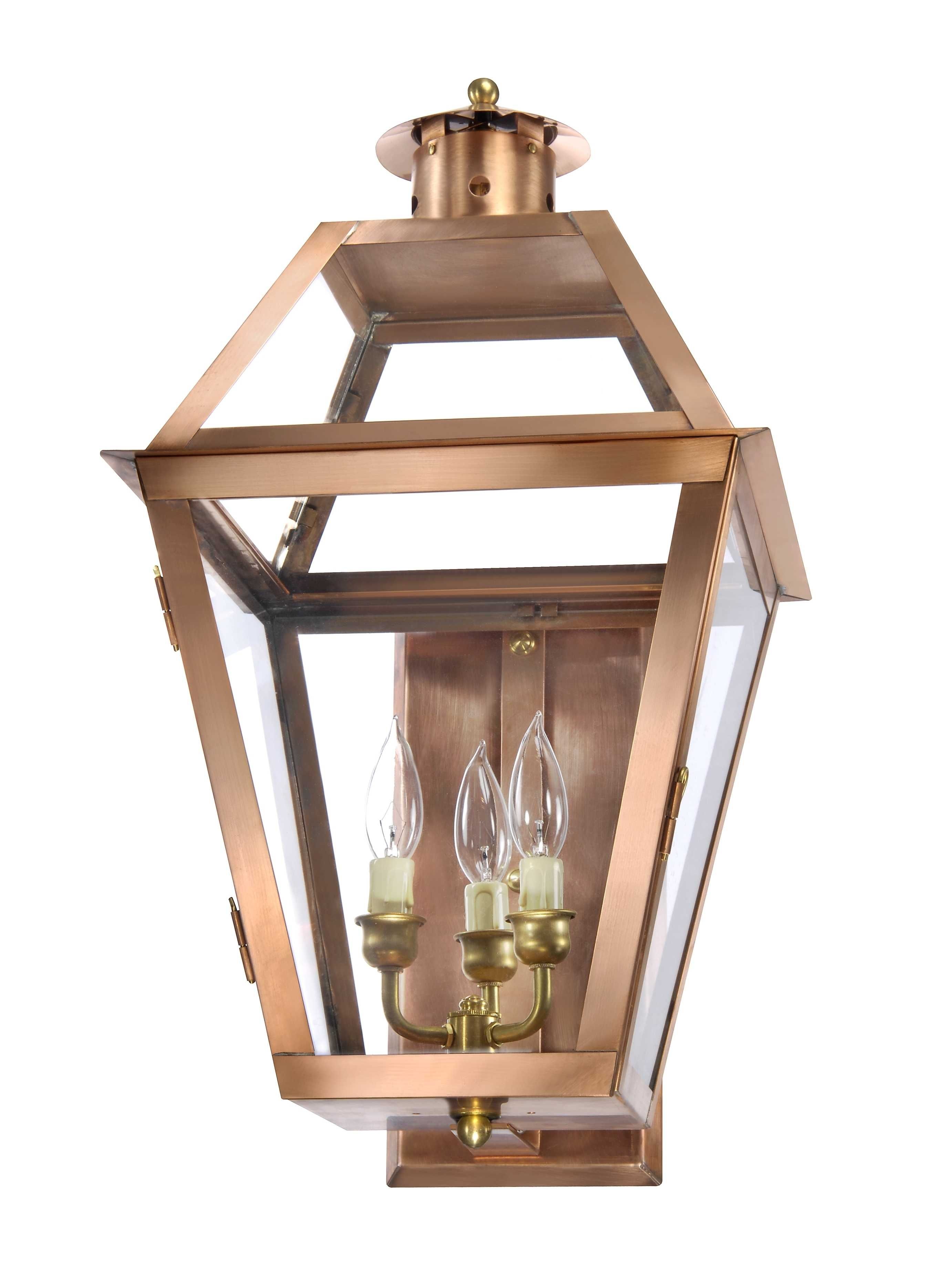 Charleston Collection | Ch 22 Copper Wall Lantern – Lantern & Scroll Throughout Outdoor Bronze Lanterns (View 5 of 20)
