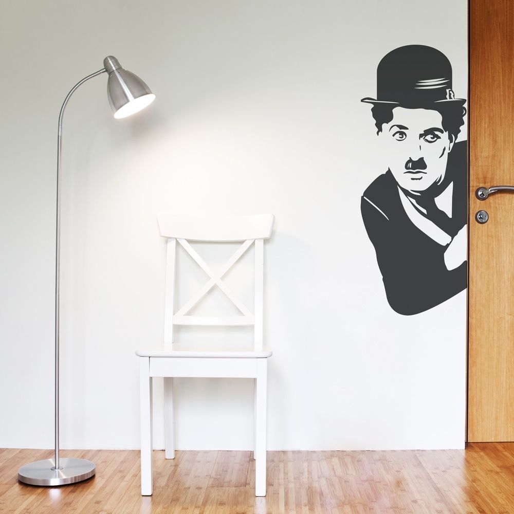 Charlie Chaplin Wall Art Decal With Wall Art Decals (View 18 of 20)