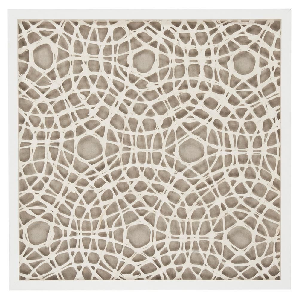 Coastal Modern Abstract Paper Framed Wall Art – I | Kathy Kuo Home For Framed Wall Art (View 5 of 20)