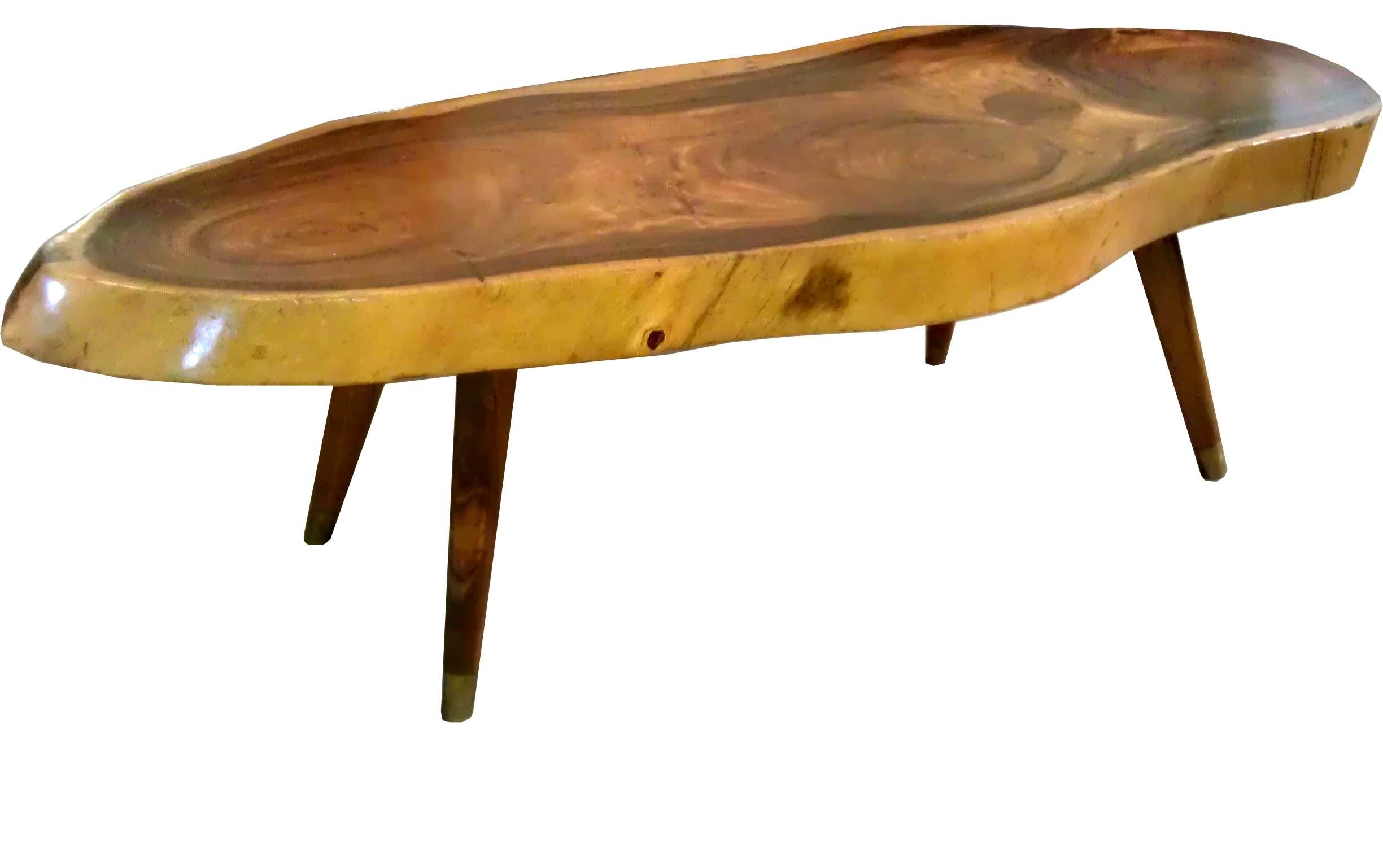 Coffee Table: Appealing Wood Slab Coffee Table In Your Room Diy Wood Regarding Live Edge Teak Coffee Tables (View 21 of 30)