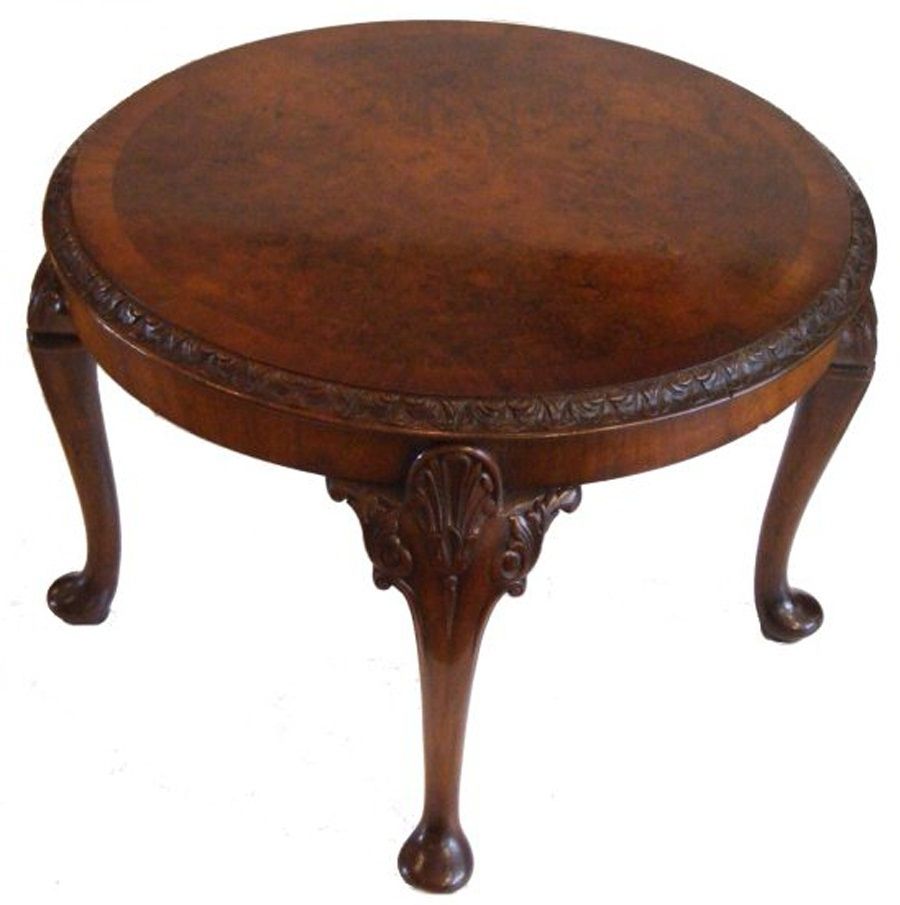 Coffee Tables Ideas Surprising Vintage Round Coffee Table Glass Top For Round Carved Wood Coffee Tables (Photo 27 of 30)