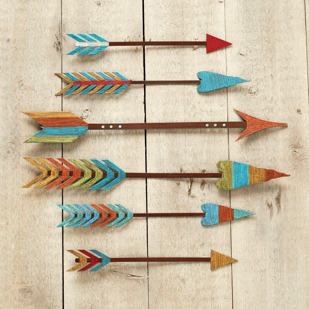 Colorful Arrow Metal Wall Art Intended For Arrow Wall Art (View 4 of 20)