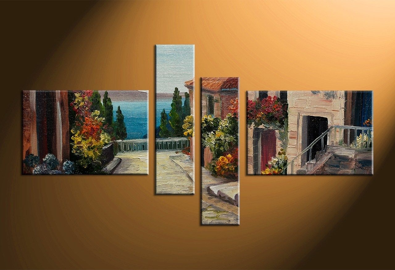 Comfortable Trademark Fine Art Ariane Moshayedi Multi Panel Canvas With Panel Wall Art (Photo 20 of 20)