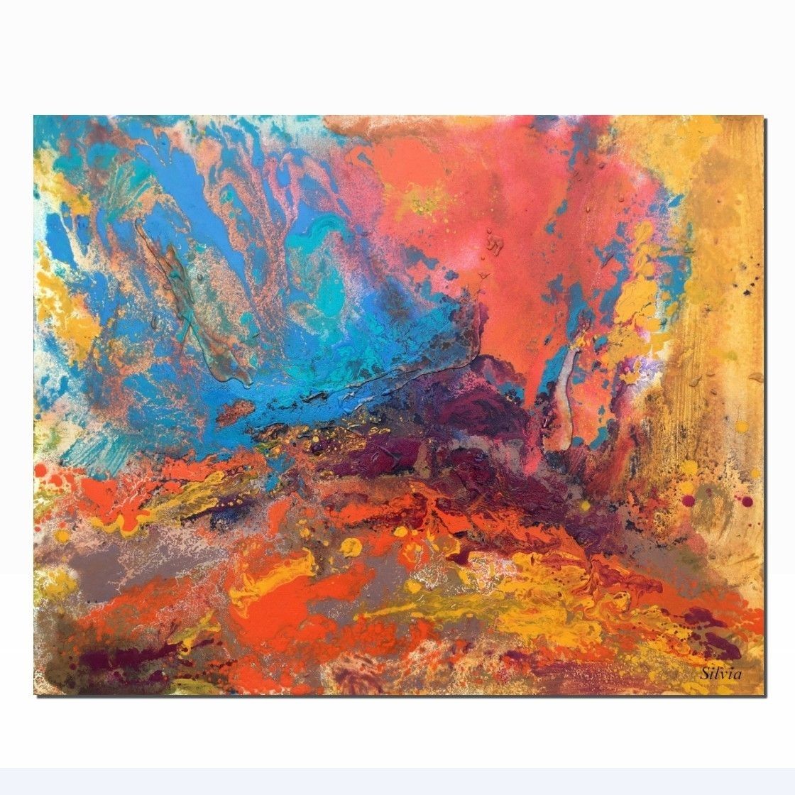 Contemporary Art, Large Canvas Painting, Abstract Painting, Original With Large Canvas Painting Wall Art (Photo 14 of 20)