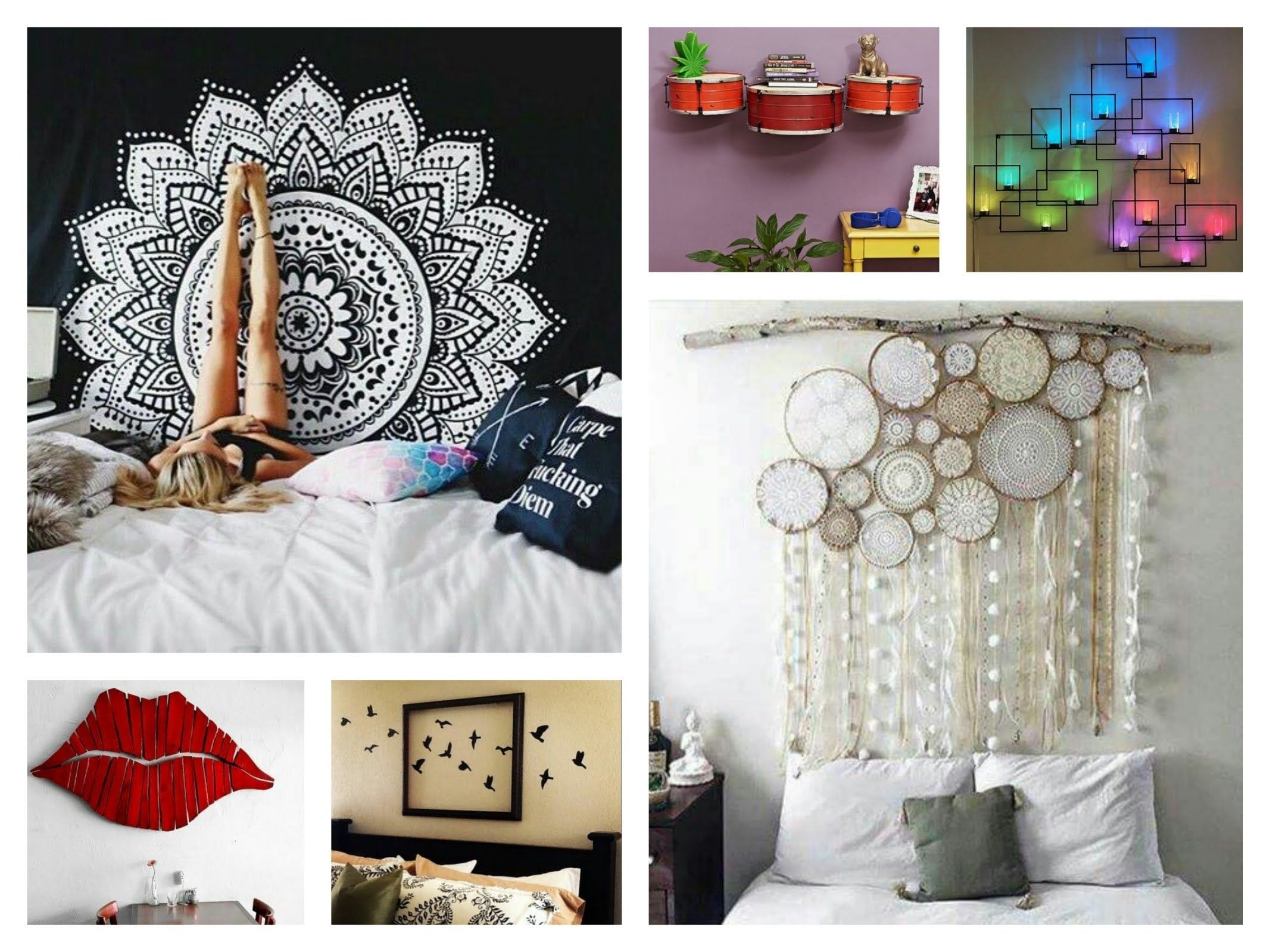 Creative Wall Decor Ideas – Diy Room Decorations – Youtube Within Wall Art Decors (Photo 7 of 20)