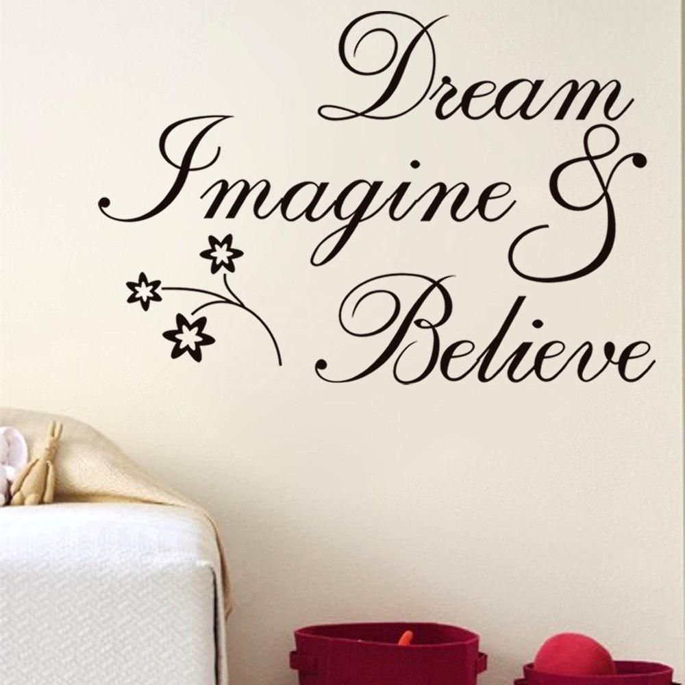 Delectable Outstanding Wall Decorations Goodly Art Words Stickers In Word Art For Walls (View 6 of 20)