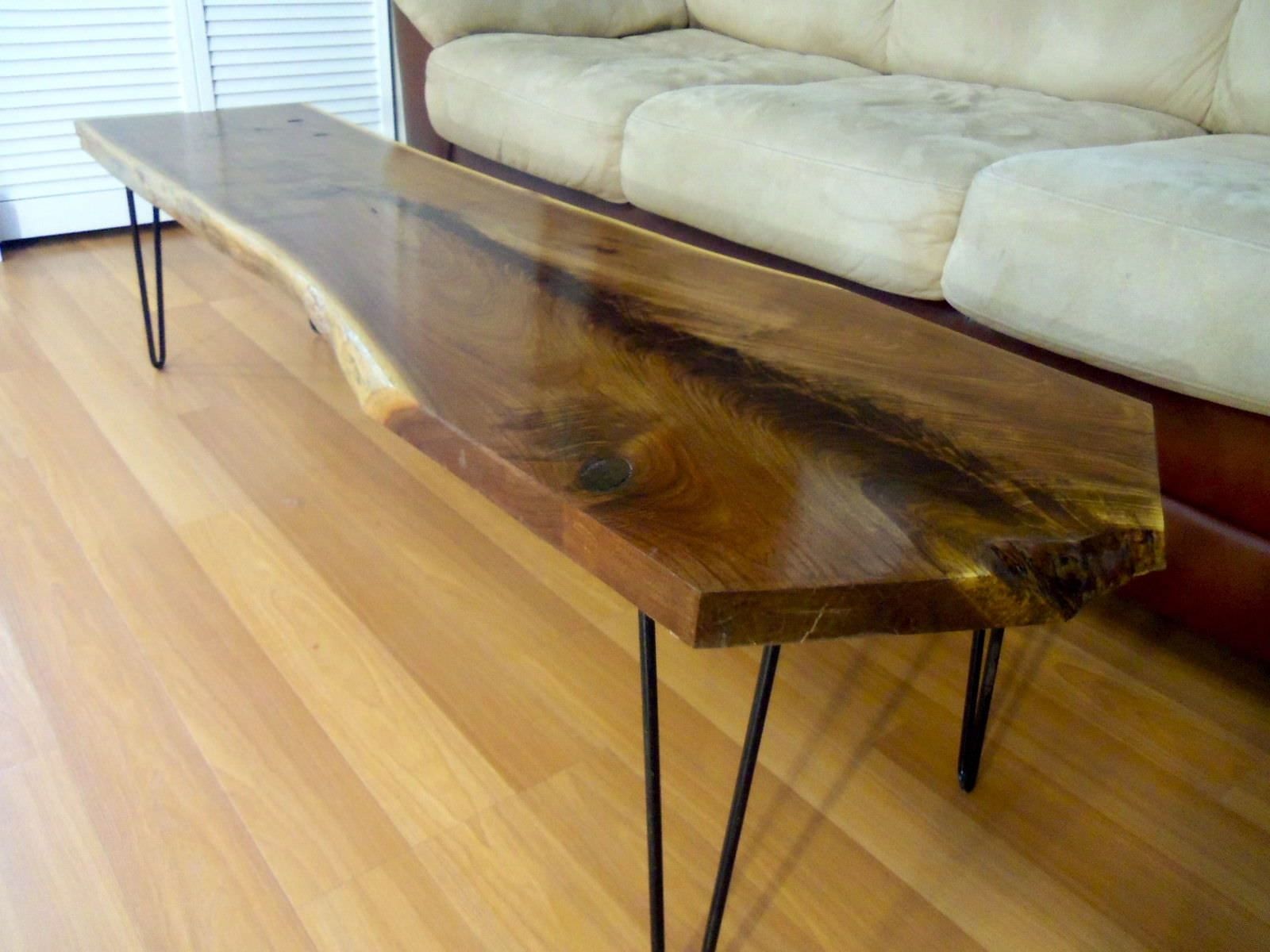 Design Wood Slab Coffee Table | Sushi Ichimura Decor : Wood Slab Regarding Slab Large Marble Coffee Tables With Brass Base (View 27 of 30)