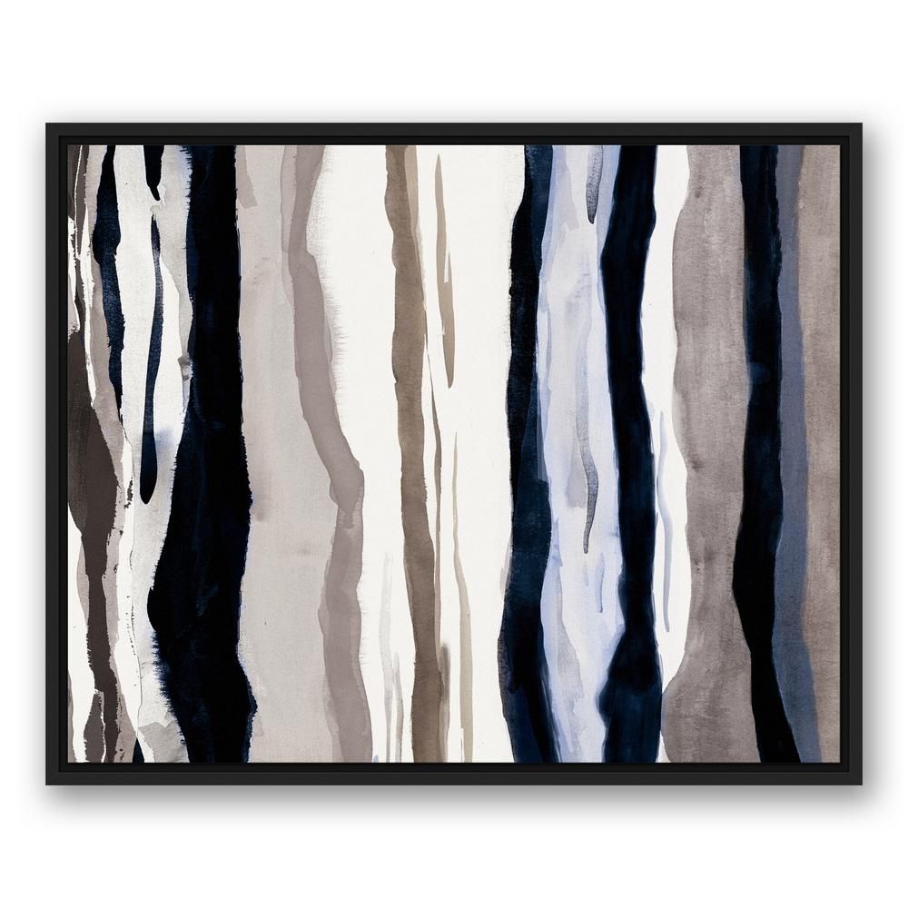 Designs Direct 24 In. X 30 In. ''abstract Gray Tone Lines'' Printed Intended For Gray Canvas Wall Art (Photo 14 of 20)