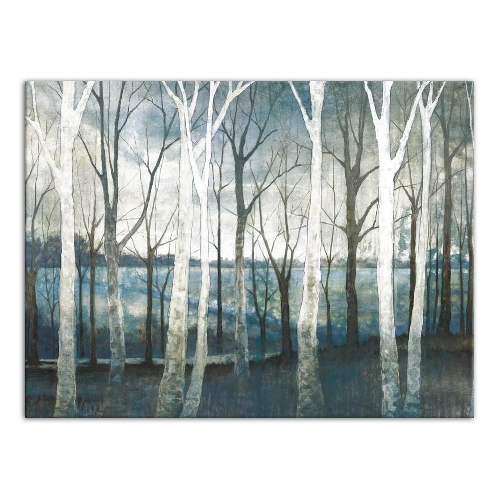 Designs Direct 30 In. X 40 In. ''birch Tree Marsh'' Printed Canvas Inside Birch Tree Wall Art (Photo 12 of 20)