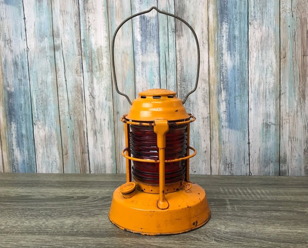 Dietz Railroad Lantern – Yellow Highway Barricade Light – Night Intended For Outdoor Railroad Lanterns (View 2 of 20)