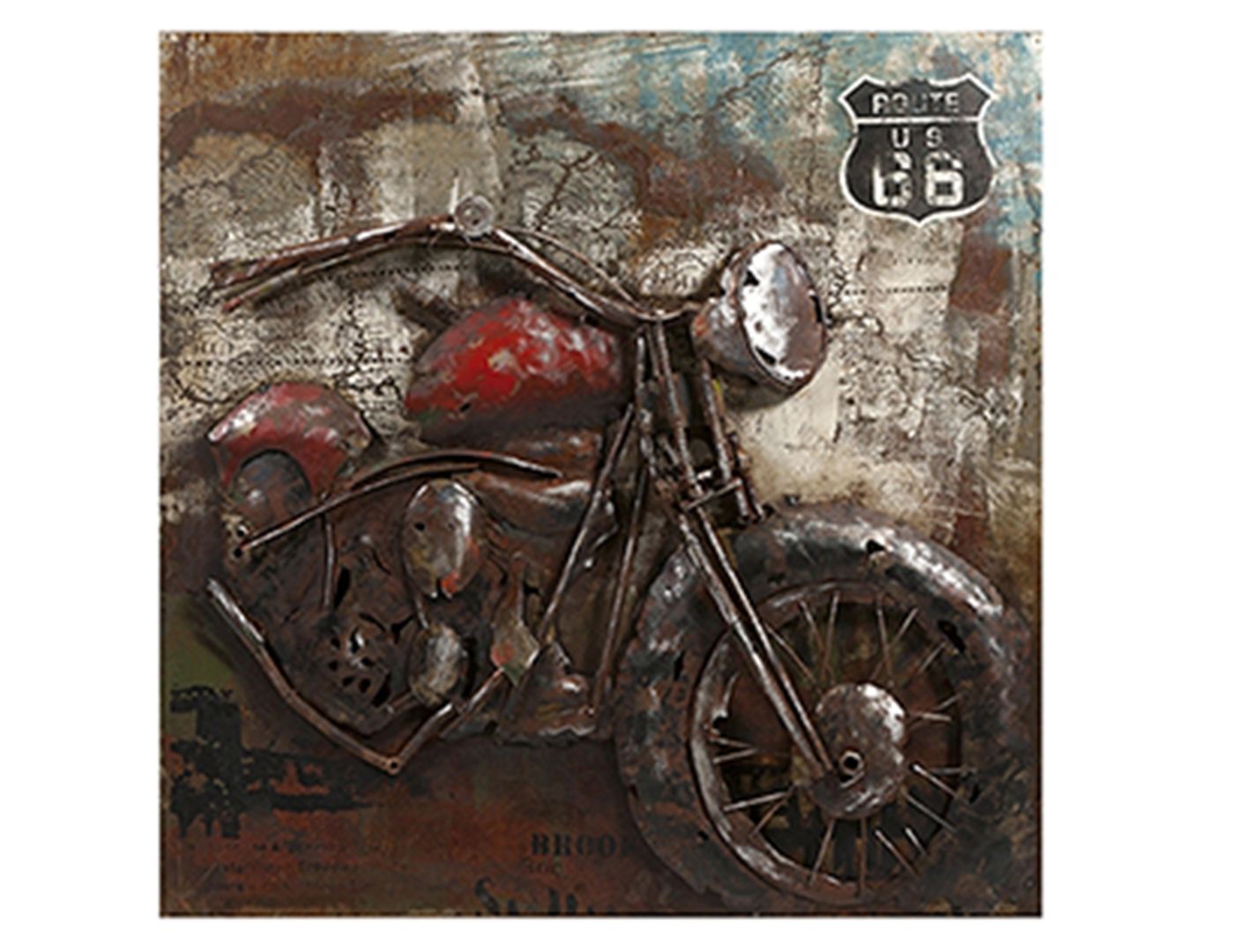Dimensional Motorcycle Wall Art 39.5"w X 39.5"l | Steinhafels Regarding Motorcycle Wall Art (Photo 4 of 20)