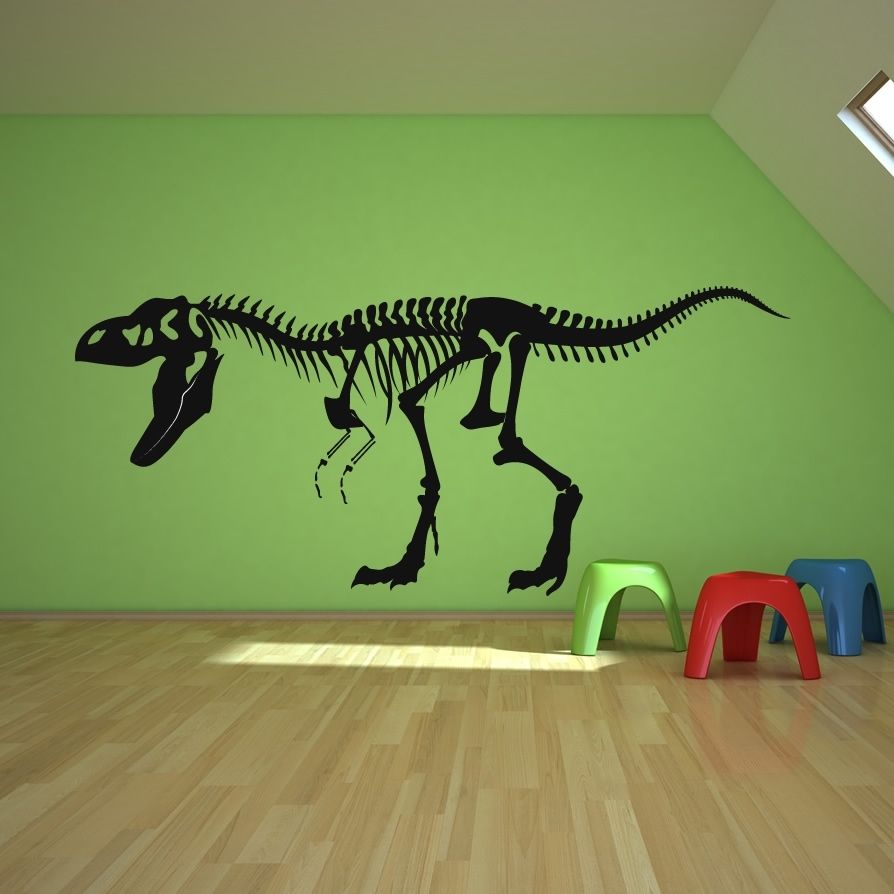 Dinosaur Wall Decals – Elitflat With Dinosaur Wall Art (Photo 10 of 20)