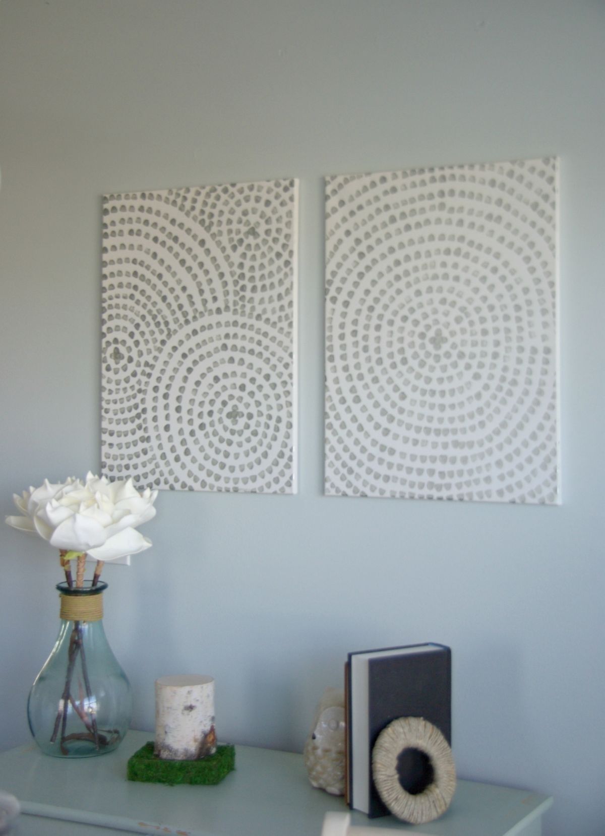 Diy Canvas Wall Art – A Low Cost Way To Add Art To Your Home | My Pertaining To Gray Canvas Wall Art (Photo 6 of 20)