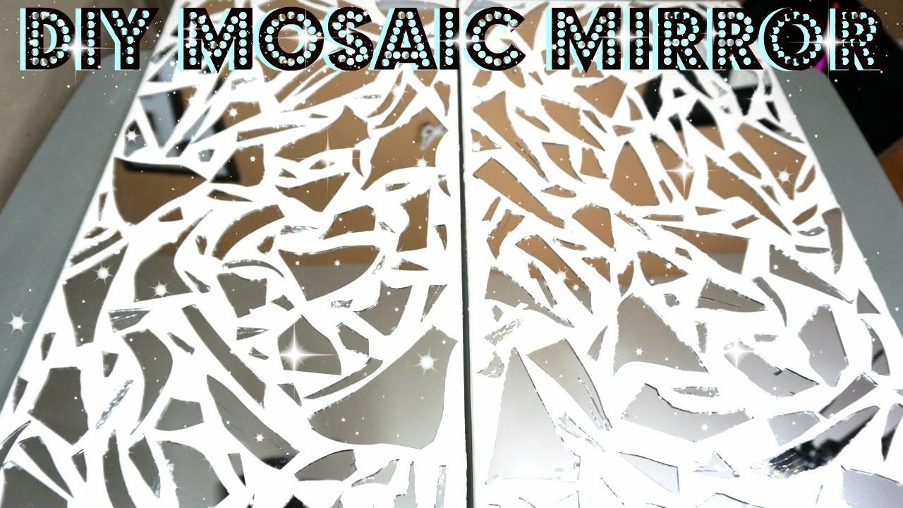 Diy Mirror Mosaic Wall Art | Petalisbless – Youtube Regarding Mirror Mosaic Wall Art (View 12 of 20)