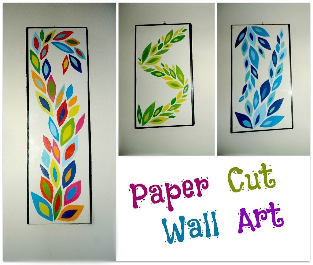Diy Paper Cut Wall Art: 6 Steps (with Pictures) Within Paper Wall Art (Photo 11 of 20)