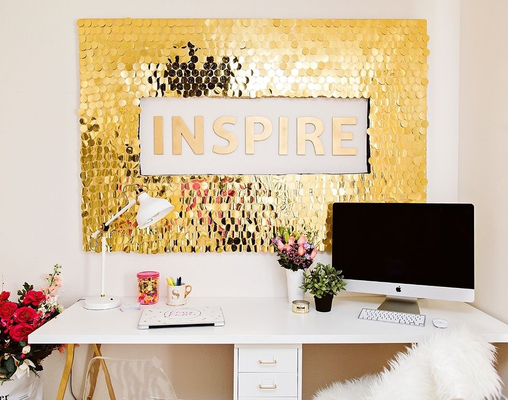 Diy Sequins Wall Art With Regard To Diy Wall Art (View 5 of 20)