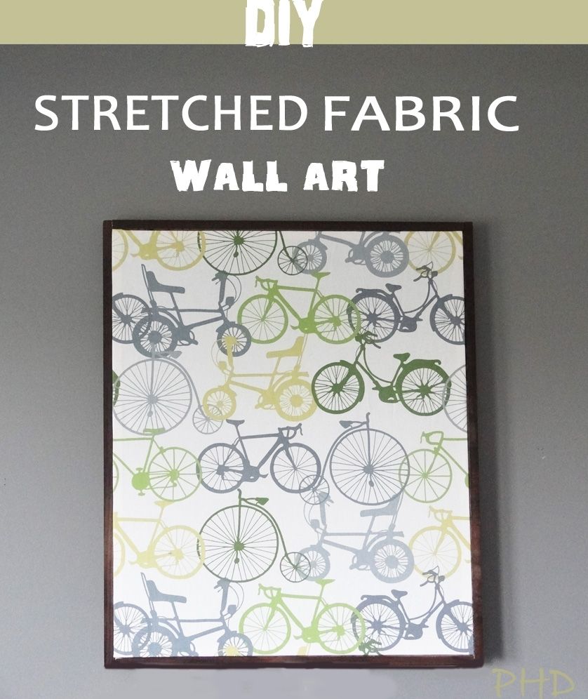 Diy Stretched Fabric Wall Art Inside Fabric Wall Art (Photo 19 of 20)