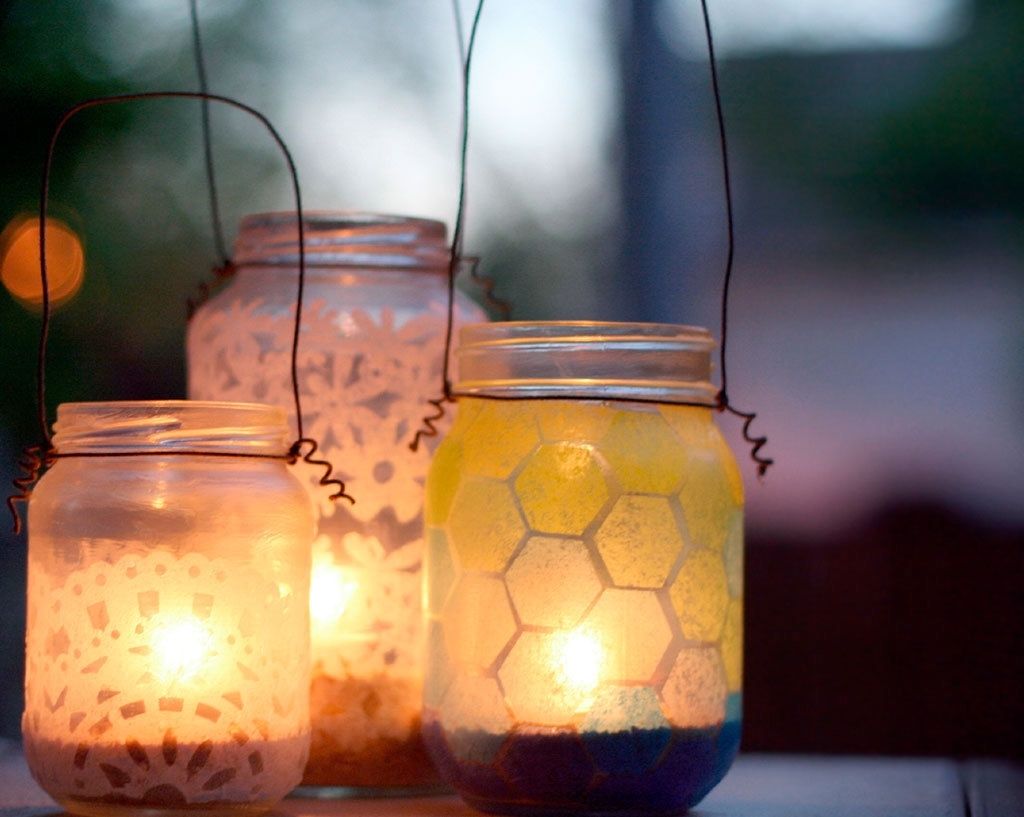 Diy Summer Patio Jar Lanterns For Outdoor Jar Lanterns (Photo 1 of 20)