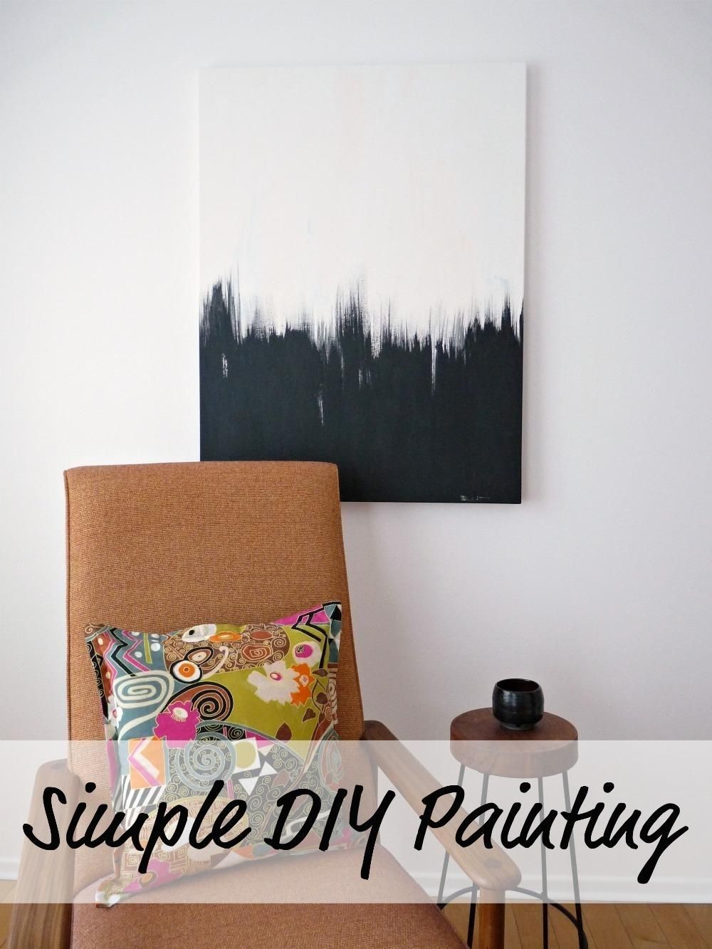 Diy Wall Art: Simple But Striking Diy Black And White Wall Art Intended For Diy Wall Art (Photo 12 of 20)