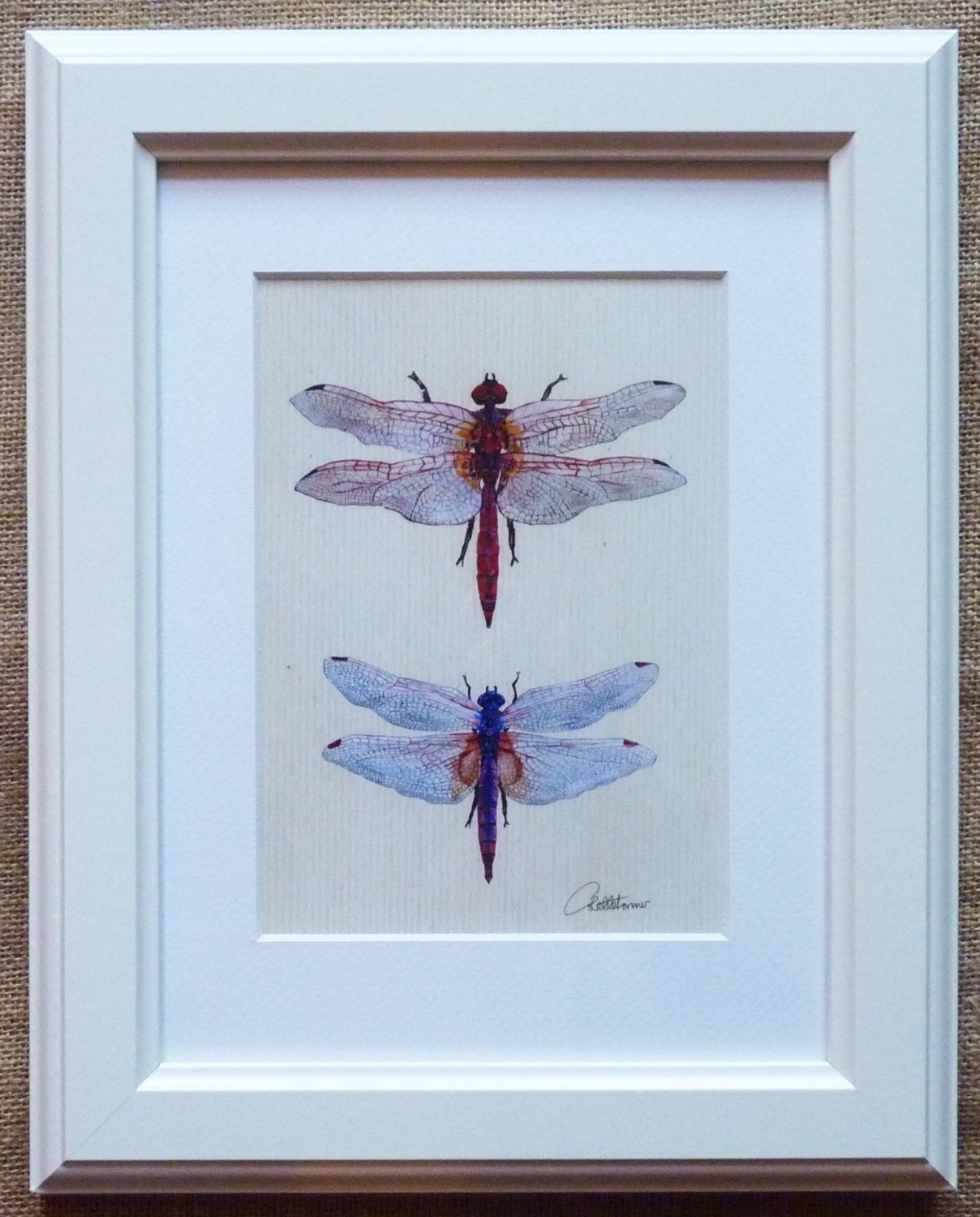 Dragonfly Painting Dragonfly Picture Dragonfly Wall Art Dragonfly Pertaining To Dragonfly Painting Wall Art (View 5 of 20)