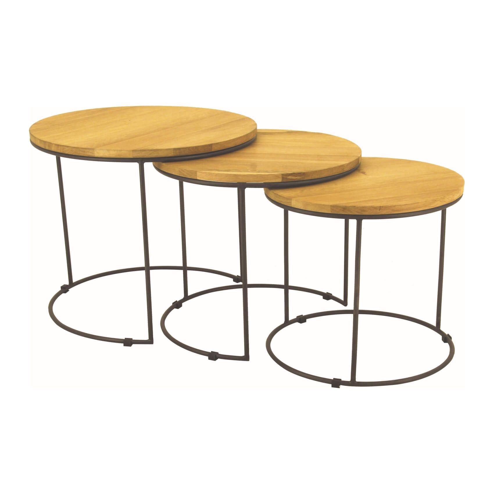 Eligio – Nested Coffee Table (set Of 3) – Zillo + Hutch Inside Set Of Nesting Coffee Tables (View 29 of 30)
