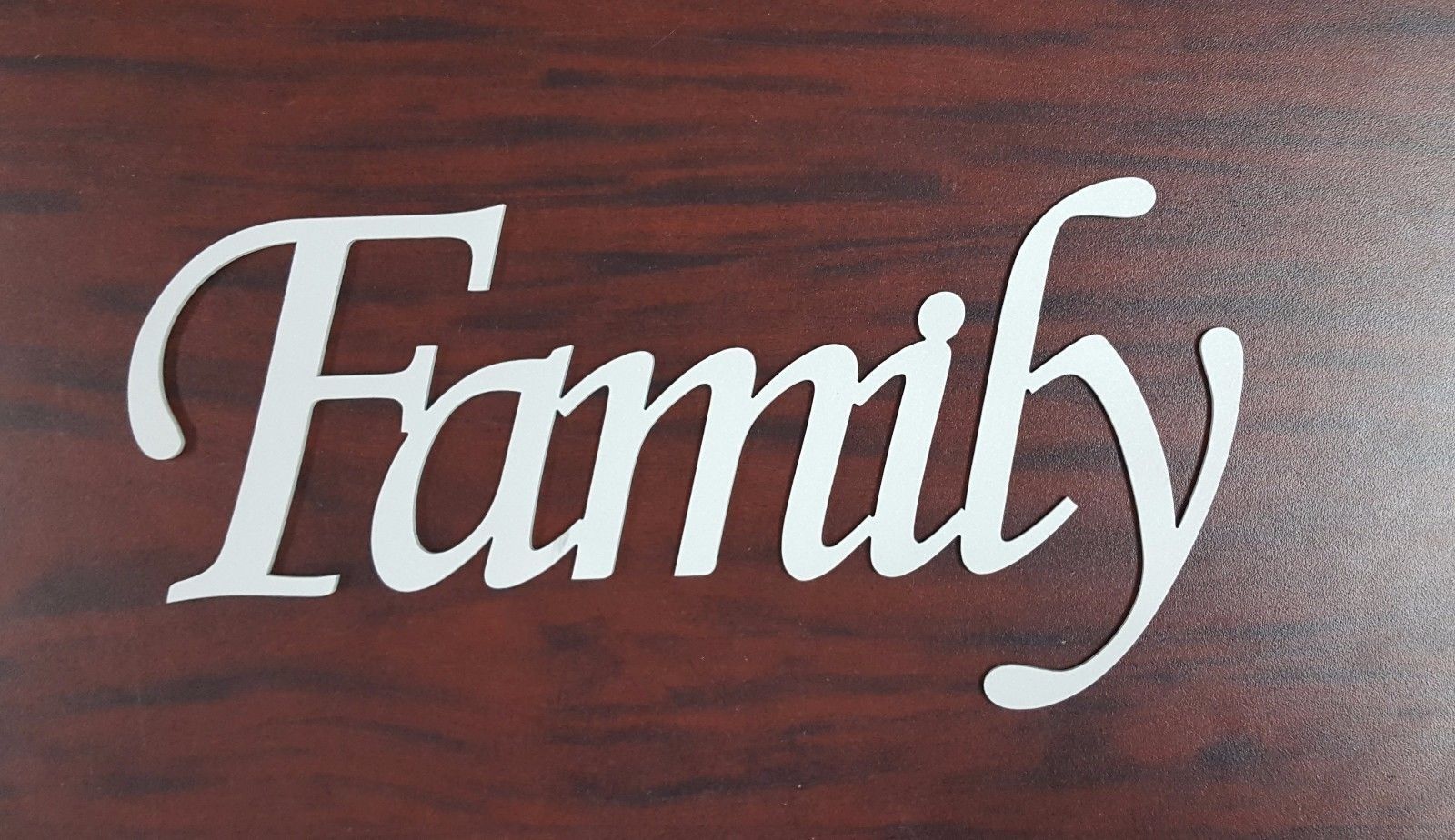 Family Metal Sign Unfinished  Metal Wall Art Home Decor Laser Cut Within Family Metal Wall Art (View 7 of 20)