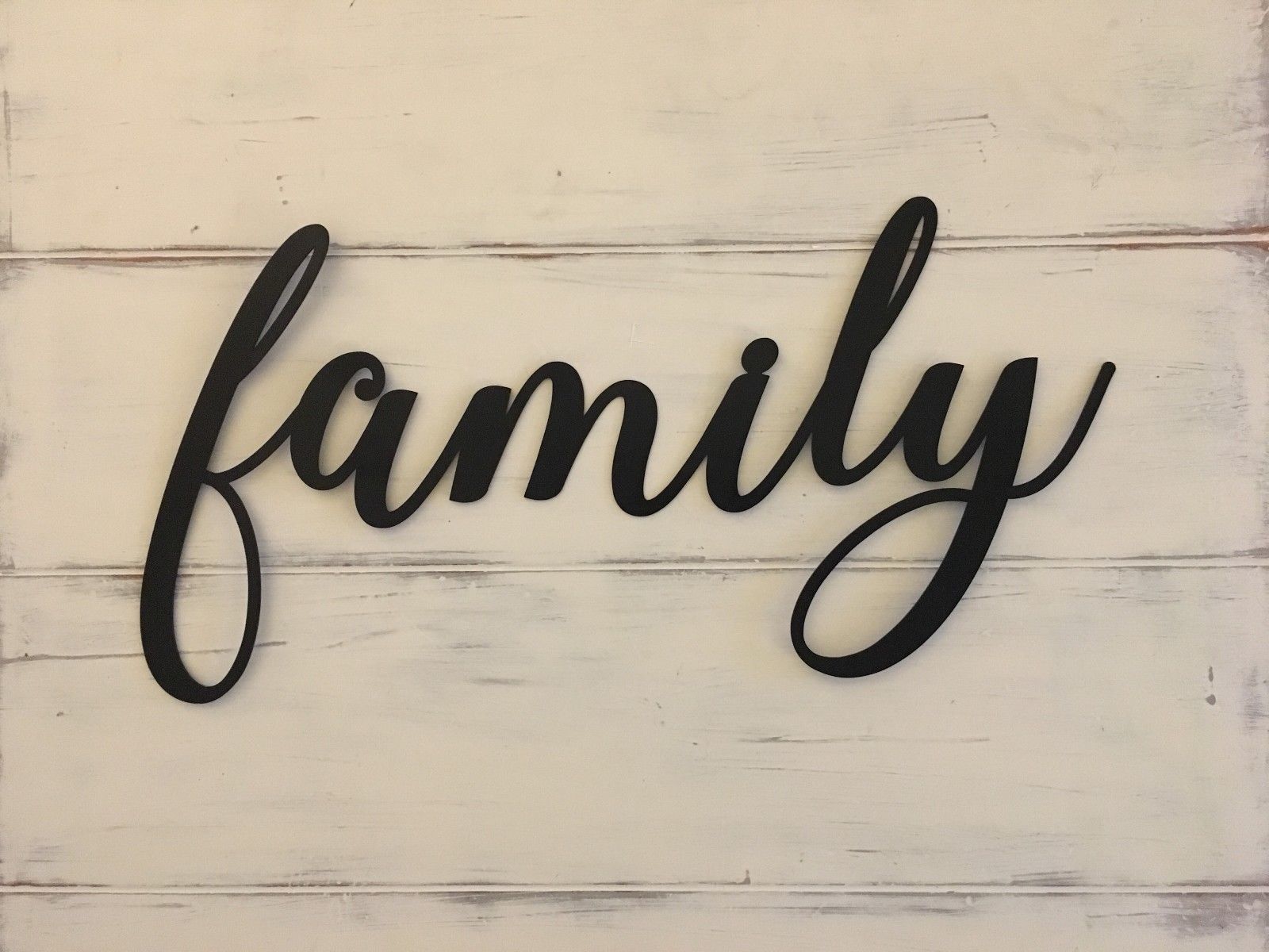 Family Metal Wall Art Decor Sign Wall Hanging – $ (View 13 of 20)