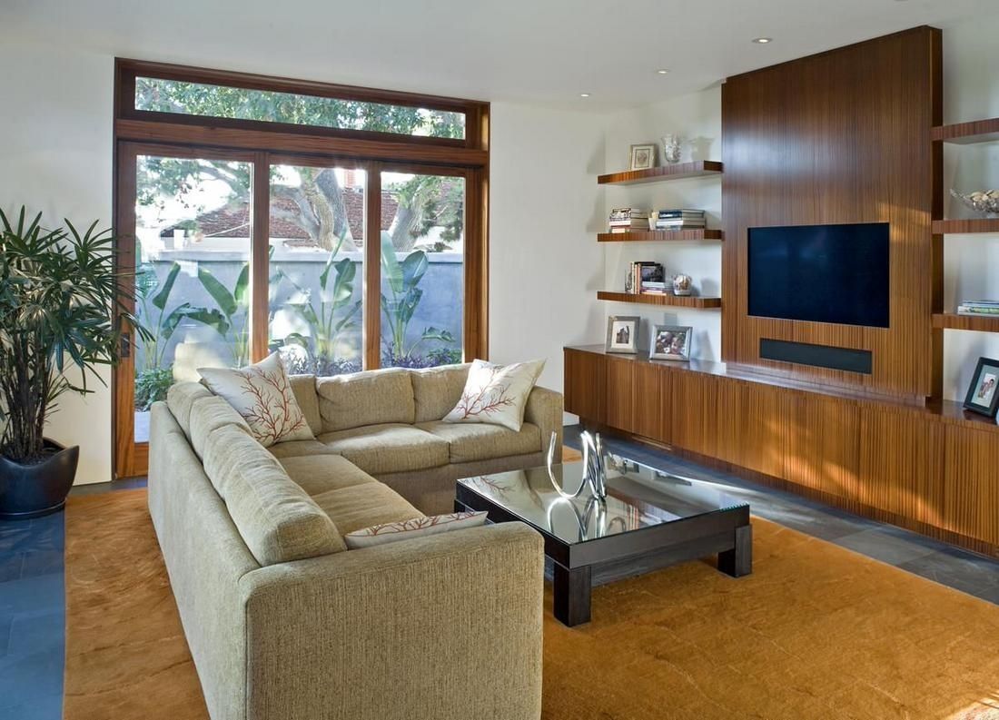 Family Room With Disappearing Pocket Doors For Extending Into The Yard Throughout Disappearing Coffee Tables (Photo 27 of 30)