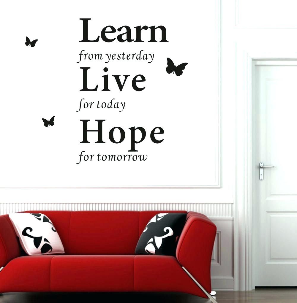 Famous Quote Wall Stickers Famous Quotes Wall Decals Wall Arts Regarding Inspirational Quotes Wall Art (Photo 14 of 20)