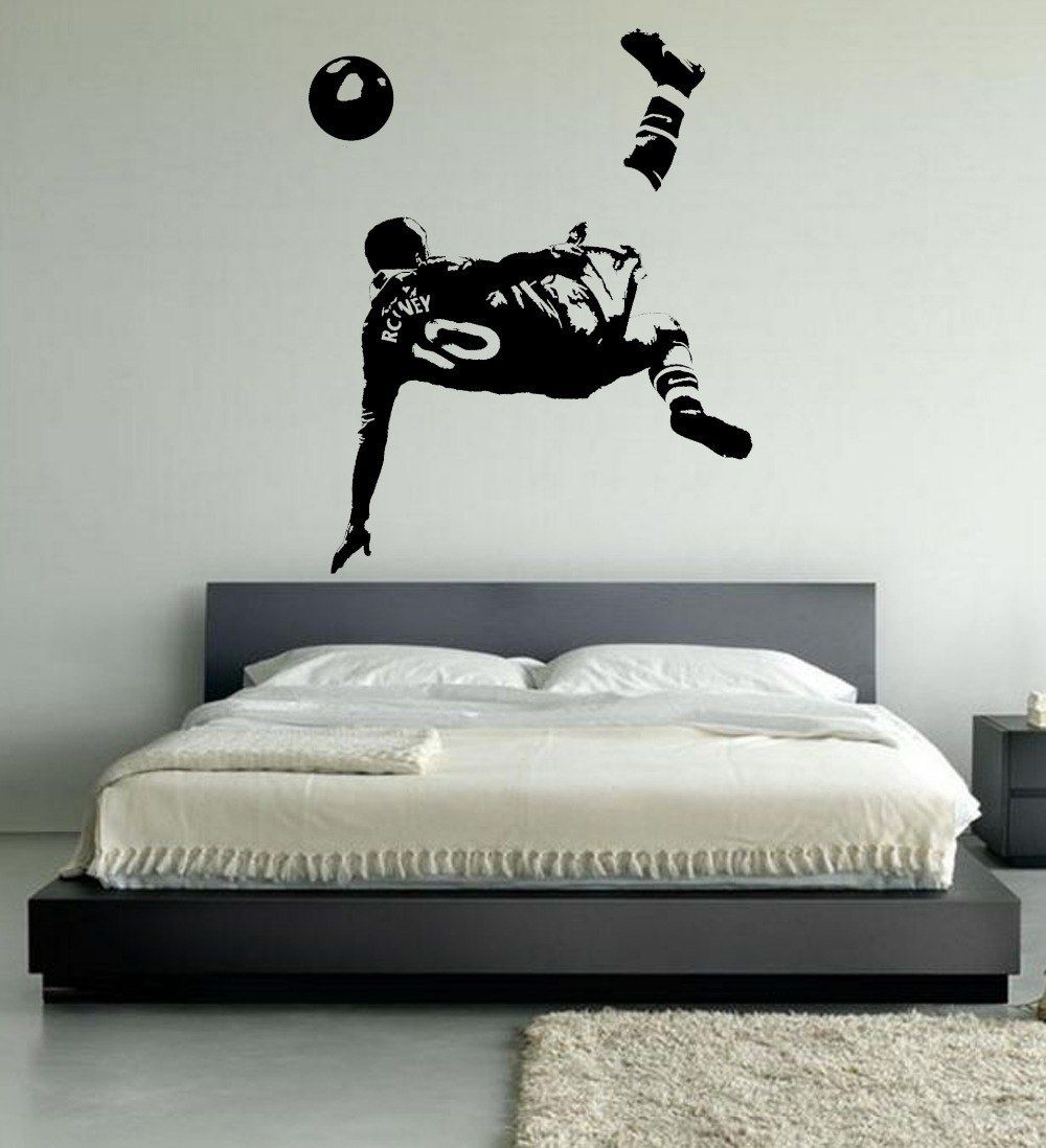 Fetching Large Wayne Rooney Wall Art Bedroom Footballer Football For Wall Art For Bedroom (Photo 12 of 20)