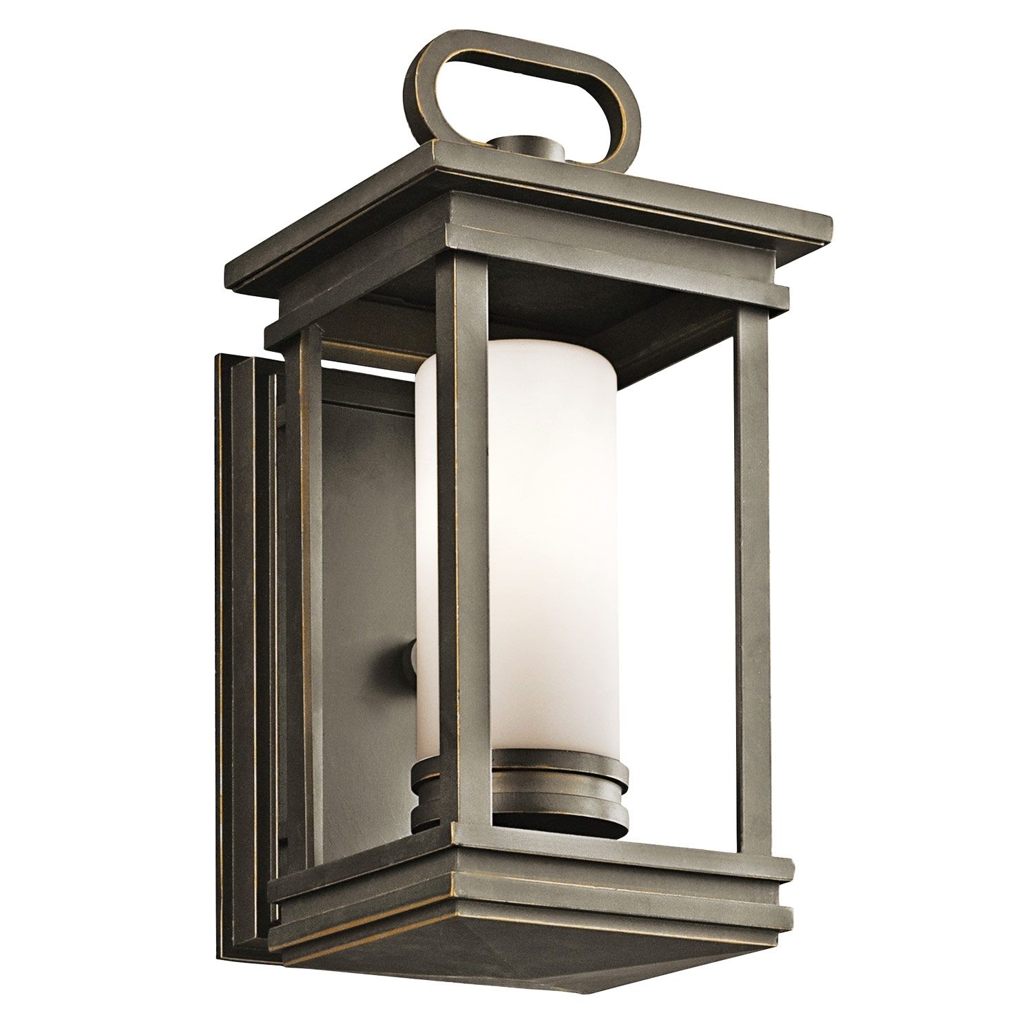 Fixtures Light : Excellent Outdoor Wall Lighting Brushed Nickel Intended For Outdoor Lanterns At Argos (View 3 of 20)