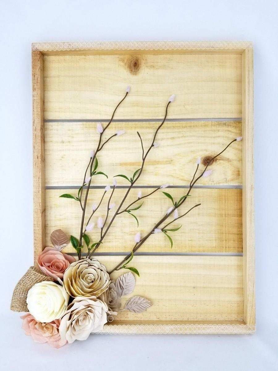 Floral Wall Art Awesome Rustic Floral Decor Cottage Chic Wall Decor Regarding Floral Wall Art (View 20 of 20)