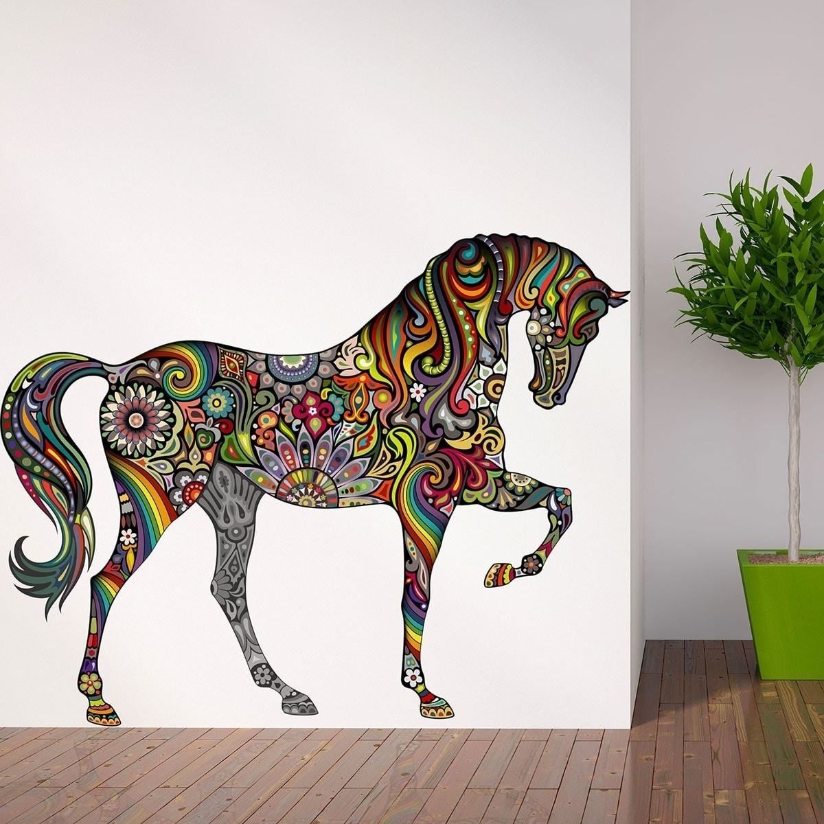 Fresh Horses Wall Decals Collection | Wall Decoration 2018 Intended For Horses Wall Art (View 14 of 20)