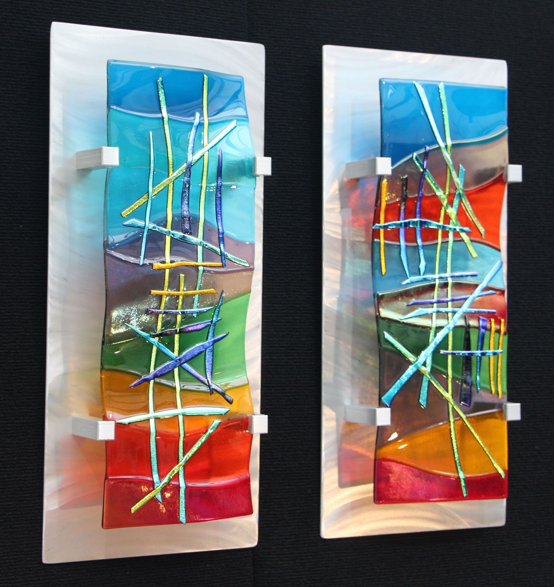 Fused Glass Wall Artfrank Thompson | Glass Ideas | Pinterest With Regard To Glass Wall Art (View 1 of 20)