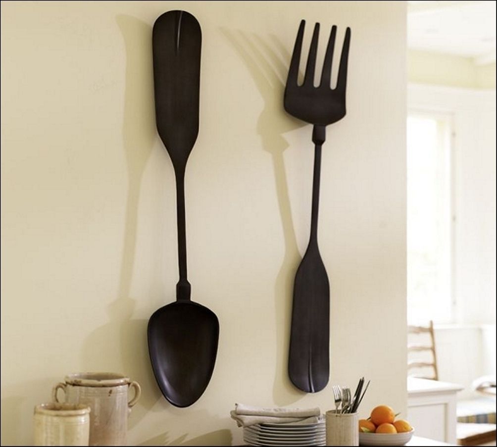 Giant Spoon And Fork Wall Decor Trend Fork And Spoon Wall Decor Within Fork And Spoon Wall Art (Photo 3 of 20)