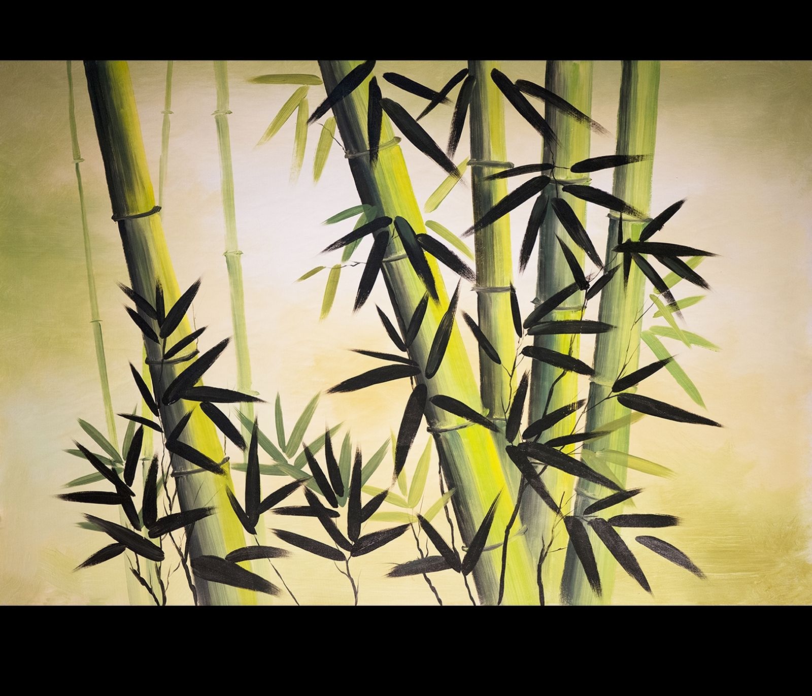 Giclee Artwork Canvas Art Fine Art Prints Wall Art Japanese Bamboo Art Throughout Bamboo Wall Art (View 12 of 20)